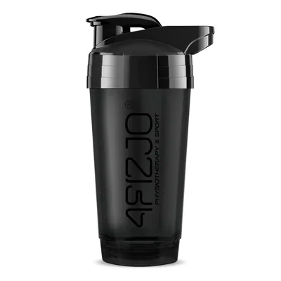 Produktbild von 4FIZJO Sport Shaker 700 ml, BPA frei, auslaufsicher, PP Kunststoff, schwarz