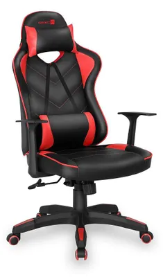 Productafbeelding van Connect IT CGC-0700-RD, universele gamingstoel, 150 kg, bekleed, beklede rugleuning, universeel, zwart