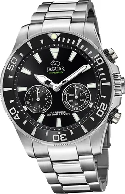 Produktbild von Jaguar Herren Uhr Multifunktion Sport Elegant Edelstahl Connected silber D2UJ888/2
