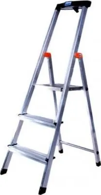 Produktbild von Krause Safety Klappleiter Silber