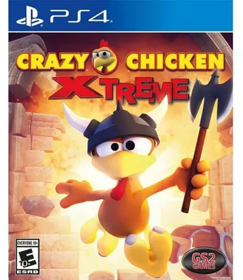 Image de Playstation Games Ps4 Crazy Chicken Xtreme Import Gelb PAL Gelb PAL