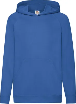 Produktbild von Fruit Of The Loom Kinder Kapuzen Pullover BC2652 (9-11 Jahre (140)) (Königsblau)
