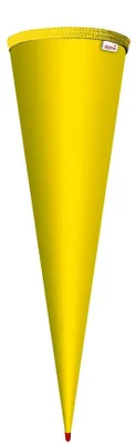 Produktbild von ROTH Schultüten-Rohling ohne Verschluss 700 mm gelb