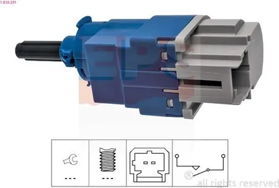 Produktbild von EPS Kupplungsschalter (GRA) Kuplungschalter 1.810.291 für RENAULT Clio III Schrägheck (BR0/1, CR0/1) mechanisch
