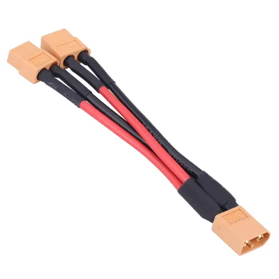 Image de Câble parallèle XT60,Câble XT60 1 mâle vers 2 femelles,Câble XT60 1 femelle vers 2 mâles,Câble XT60 femelle mâle,Câble parallèle XT60,Accessoires RC
