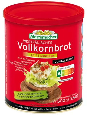 Immagine prodotto di Pane integrale Mestemacher Westfalia in scatola 500g