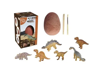 Immagine prodotto di Grande figurina di dinosauro da scavo dall'uovo 10 cm Bones&More 1 pz. mix