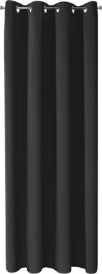 Produktbild von Eurofirany LOGAN Vorhang 140x270 Ösen Schwarz