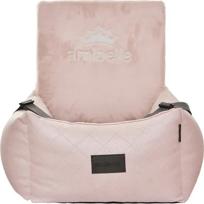 Produktbild von Hundesitz Autositze Autokörbchen Hundeautositz Autositz für Hunde Kunstleder HIGH ROSA