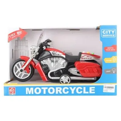 Produktbild von Motorrad batteriebetrieben mit Sound- und Lichteffekten für Kinder ab 3 Jahren, 29 x 17 cm