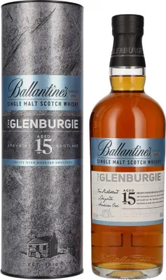 Produktbild von Ballantine’s GLENBURGIE, 0,7 l, Single malt, Schottland, Speyside, 15 Jahr(e), Glasflasche