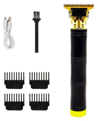 Produktbild von Herzberg HG-04111: Wiederaufladbarer professioneller elektrischer Haarschneider - Schwarz