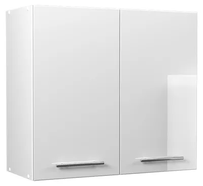 Produktbild von Hängeschrank Vicco Fame-Line Weiß Hochglanz/Weiß 80 cm, Model 62794