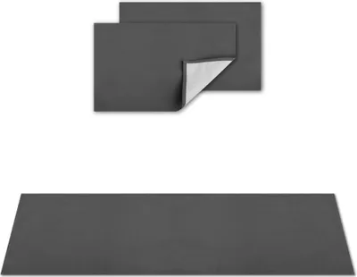 Produktbild von Platzsets Tischläufer Tischmatte Tischdecke, moderne Tischdeko (Anthrazit / 1x Tischläufer + 2x Platzsets)