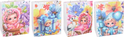 Zdjęcie produktu dla Torba na prezenty L 40x30x12 cm Dzieci