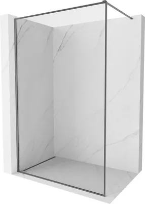 Zdjęcie produktu dla Mexen Kioto-F ścianka prysznicowa Walk-in z ramką 85 x 202 cm, transparent 8 mm, gun metal - 800-085-104-95-00