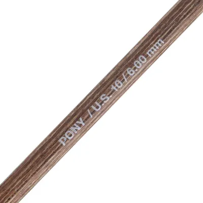 Häkelnadel 6,00 mm, 1 Stück, ergonomisch, 10 g, Holzgriff