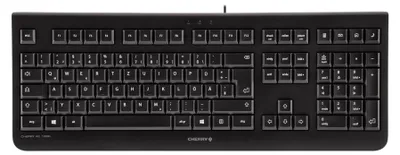 Obrázek produktu pro CHERRY KC 1000, Plná velikost (100 %), Kabel, USB, Mechanický spínač, Černá
