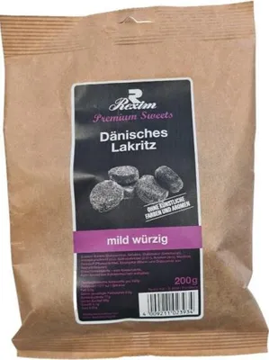 Produktbild von Rexim Premium Sweets Dänisches Lakritz mild würzig 200g