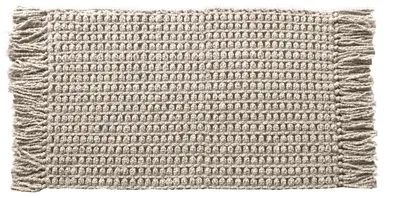Produktbild von Heckettlane Taupe Badematte - Madras 60xx100 cm - Hergestellt aus 60% Polyester 40% Baumwolle