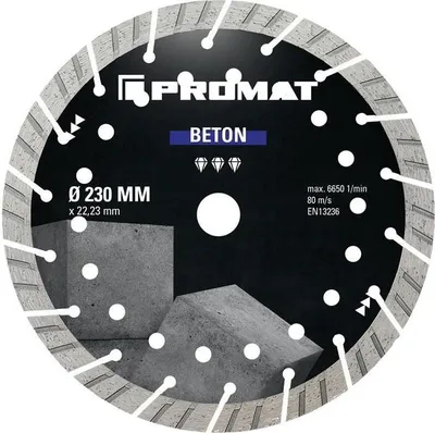 Productafbeelding van Diamantzaagschijf BETON PRO, 230 mm, boorgat 22,23 mm, segmentdikte 2,8 mm, segmentbreedte 36,76 mm