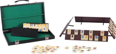 Image de Natural Games Rummy dans une valise, 106 pions