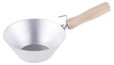 Image de Louche FESTA, acier à maçonnerie, 160 mm, manche en bois 32273.01