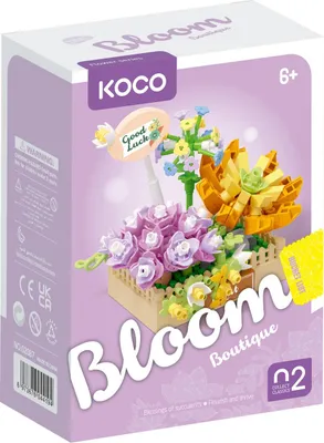 Obrázok produktu pre Klocki KOCO Sukulenty Doniczka 295 elementów