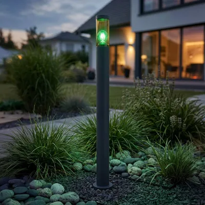 Immagine prodotto di Lampada da terra LED RGB, fumé, antracite, H 110 cm
