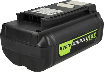 Produktbild von vhbw Akku kompatibel mit Ryobi RHT36C60R15, RLT36C3325, RLM36X40H50, RLM36X46H5P, RLM36X46L50HI, RLT36B33, RLM36X40H, RLM36X40H40 (4Ah, 36V Li-Ion)