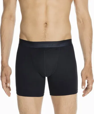 Produktbild von HOM HO1 long boxer briefs (1-pack), heren boxer lang met horizontale gulp, navy blauw