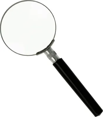 Produktbild von WESTCOTT Lupe schwarz 5-fach, Ø 65 mm