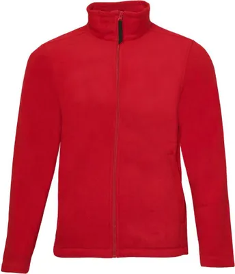 Imagen del producto de Chaqueta de microforro polar para hombre Regatta, con cremallera frontal completa, modelo FK549 (talla XL), color rojo
