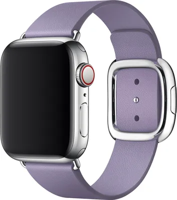 Produktbild von Apple Smartwatch-Band Leder Modern Buckle, 38/40/41/42mm, für Apple Watch Serie 1-10 & SE Modelle, Lila, zweiteiliger Magnetverschluss, Vectran-Innenschicht (NASA), Handgelenkumfang 135-150mm, französisches Leder (Gerberei seit 1803)