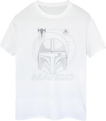 Produktbild von Star Wars - "The Mandalorian" T-Shirt für Damen BI45928 (S) (Weiß)