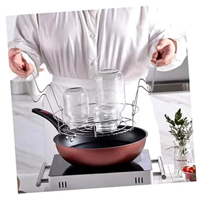 Produktbild von 7-teiliges Set für Einmachwerkzeuge mit Glasheber, Deckelheber, Trichter und Zange
