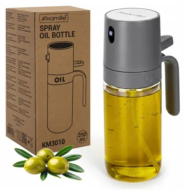 Zdjęcie produktu dla Szklana Butelka Z Rozpyłaczem Do Oleju, Octu, Rozpyłacz, Nabywacz, Rumianek