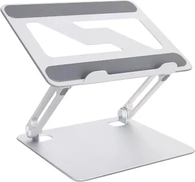 Obrázok produktu pre Stojan na notebook Vaylen - Ergonomický - Nastaviteľný a skladací - Držiak na notebook a tablet pre MacBook a iPad