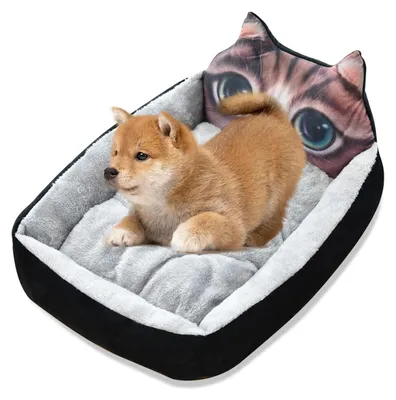 Produktbild von Solidchoice – Bequemes Haustierbett für Hunde und Katzen mit abnehmbarer Matratze