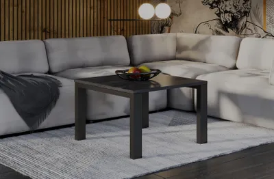 Image de Endo-Möbel Table basse Garold 80x80x55 cm Table de salon Table d'appoint (béton foncé)