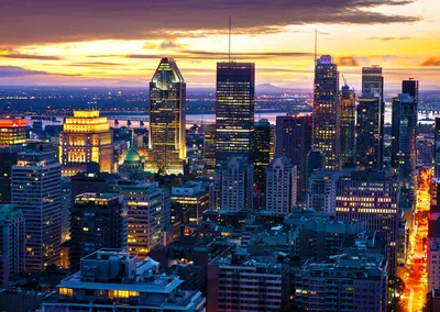 Produktbild von ENJOY Puzzle Night Montreal, Kanada 1000 Teile