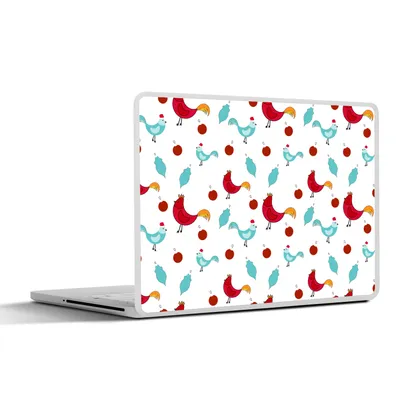 Produktbild von MuchoWow® Laptop Aufkleber Sticker Cover Muster - Tiere - Huhn 31x22.5 cm - Laptop-Deko