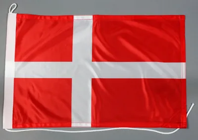 Produktbild von Bootsflagge Dänemark 30x45 cm Motorradflagge Bootsfahne