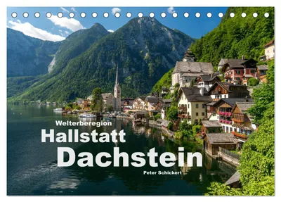 Produktbild von Welterberegion Hallstatt Dachstein (Tischkalender 2027 DIN A5 quer), CALVENDO Monatskalender