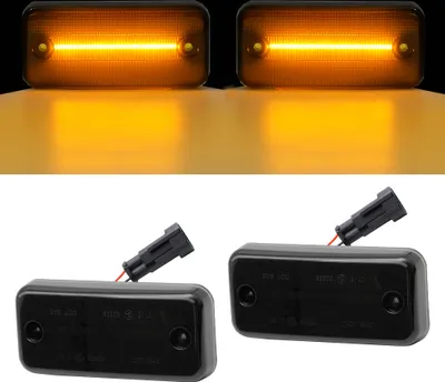 Obrázek produktu pro 2x boční obrysová světla LED černá pro modely DAF od roku 1998