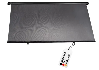 Image de alca® pare-soleil pour voiture 90 cm à visser, pare-soleil pour fenêtre de voiture protection UV avec fonction d'enroulement d'une seule main