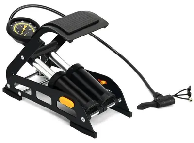 Produktbild von Fahrradpumpe, Hochdruck 160 PSI, Dualventil-Kompatibilität, schwarz