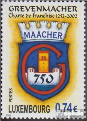 Produktbild von Briefmarken Luxemburg 2002 Mi 1589 (kompl.Ausg.) postfrisch Grevenmacher