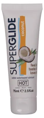 Immagine prodotto di Hot - Superglide Lubrificante Commestibili A Base D'acqua Di Cocco 75 Ml