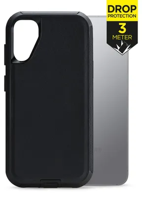 Produktbild von Mobilize Defender Handyhülle für Samsung Galaxy S25 Hülle Hardcase Backcover Stoßfest - Schwarz